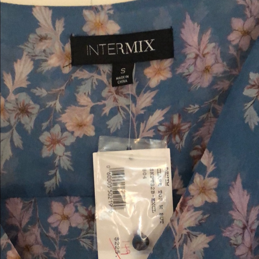 NWOT Internix Floral Blouse - Picture 4 of 4